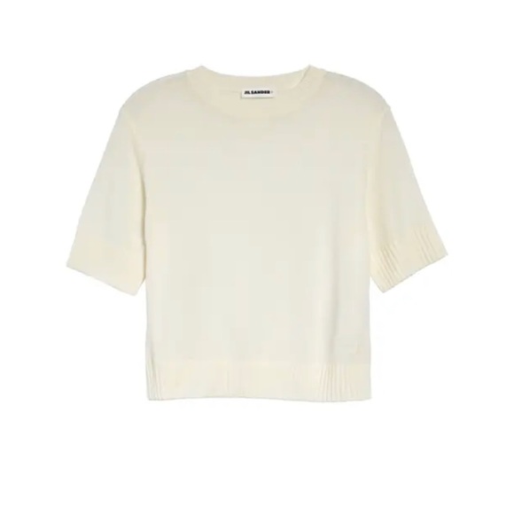 Short Sleeve Jil Sander Cashmere Creme Jil Sander Shot-sleeve T - Main Image